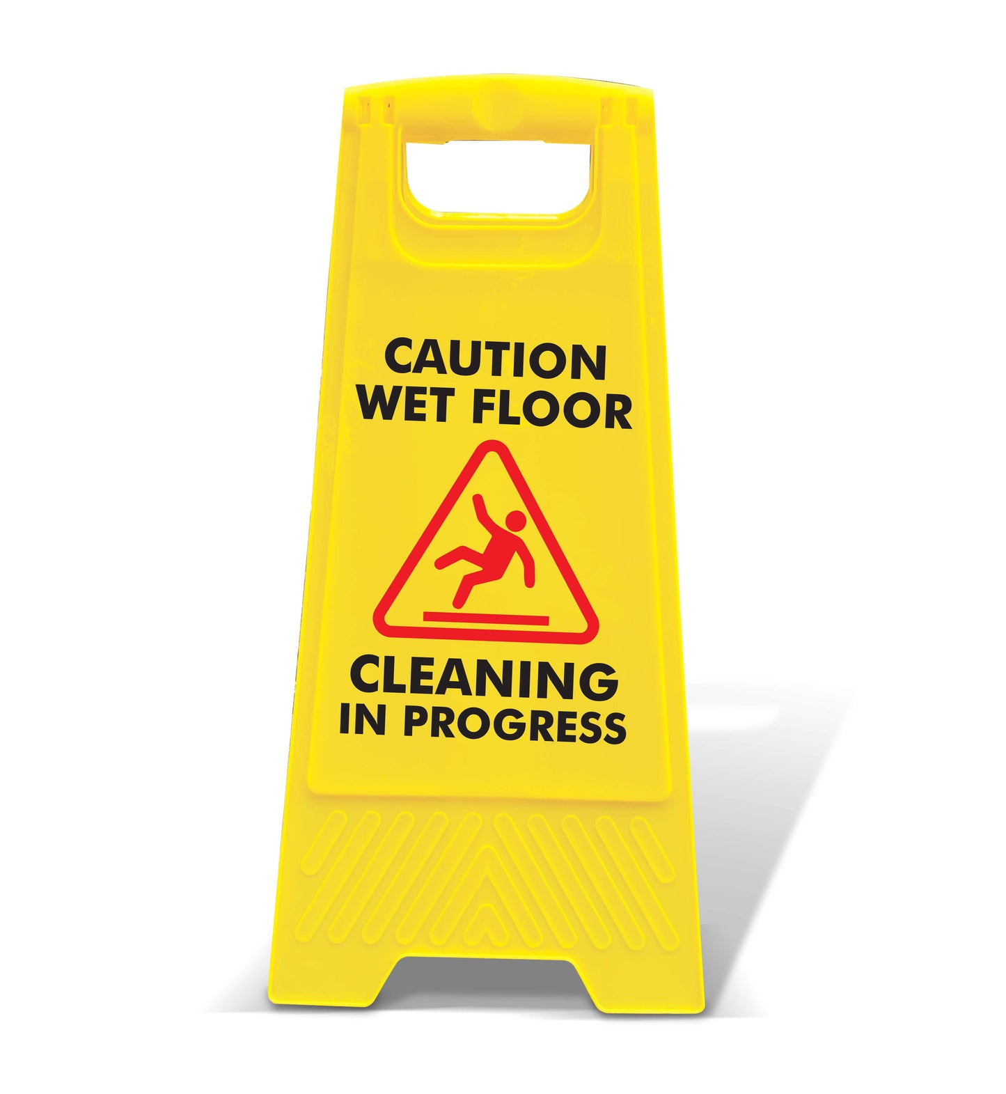 Yellow A-Frame - Caution Wet Floor - Cleaning In Progress