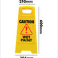 Yellow A-Frame - Caution Wet Paint