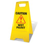 Yellow A-Frame - Caution Wet Paint