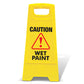 Yellow A-Frame - Caution Wet Paint