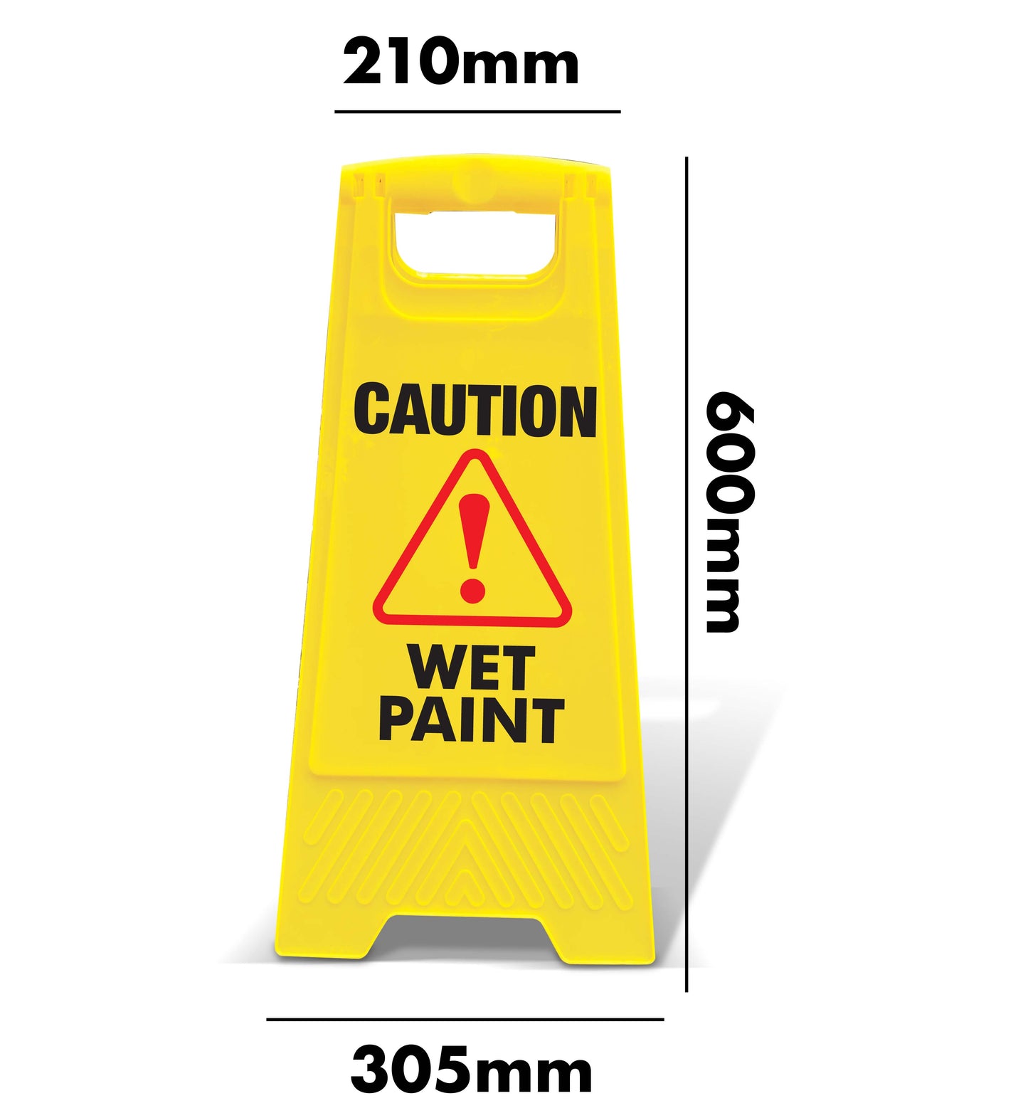 Yellow A-Frame - Caution Wet Paint