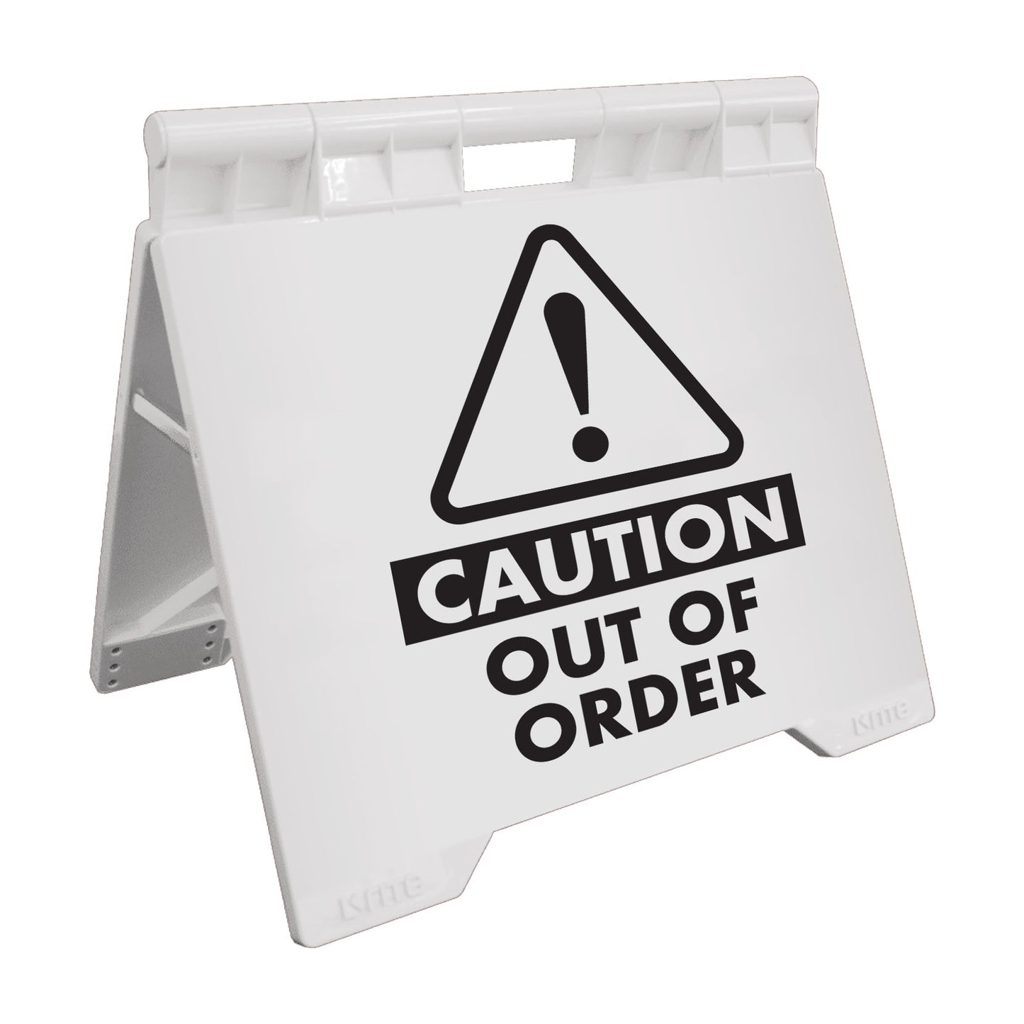 Caution Out Of Order - Evarite A-Frame Sign