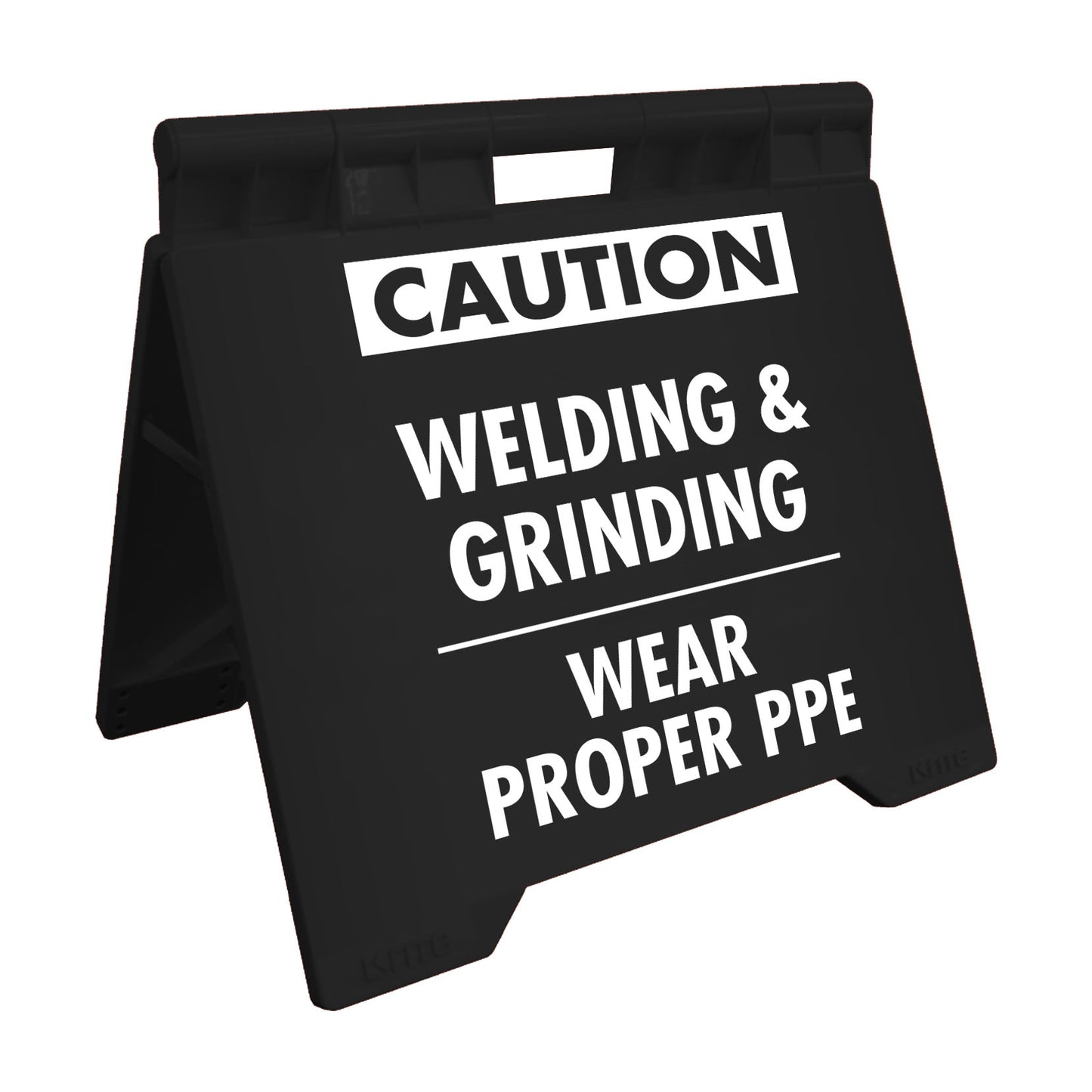 Caution Welding & Grinding - Evarite A-Frame Sign