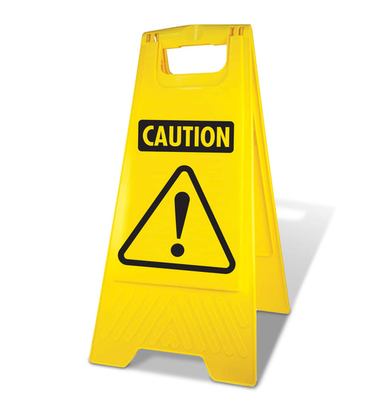 Yellow A-Frame - Caution