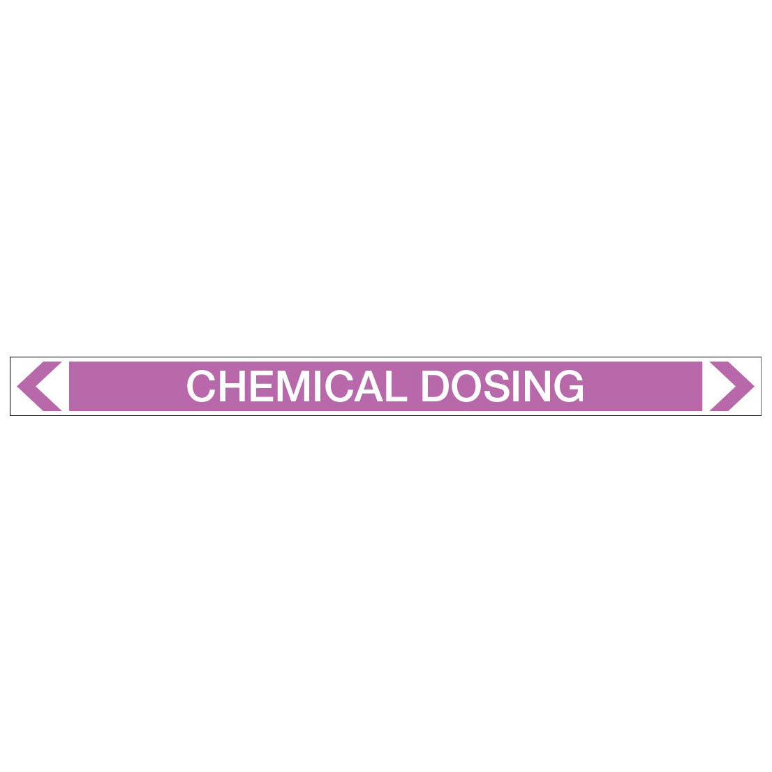 Alkalis / Acids - Chemical Dosing - Pipe Marker Sticker