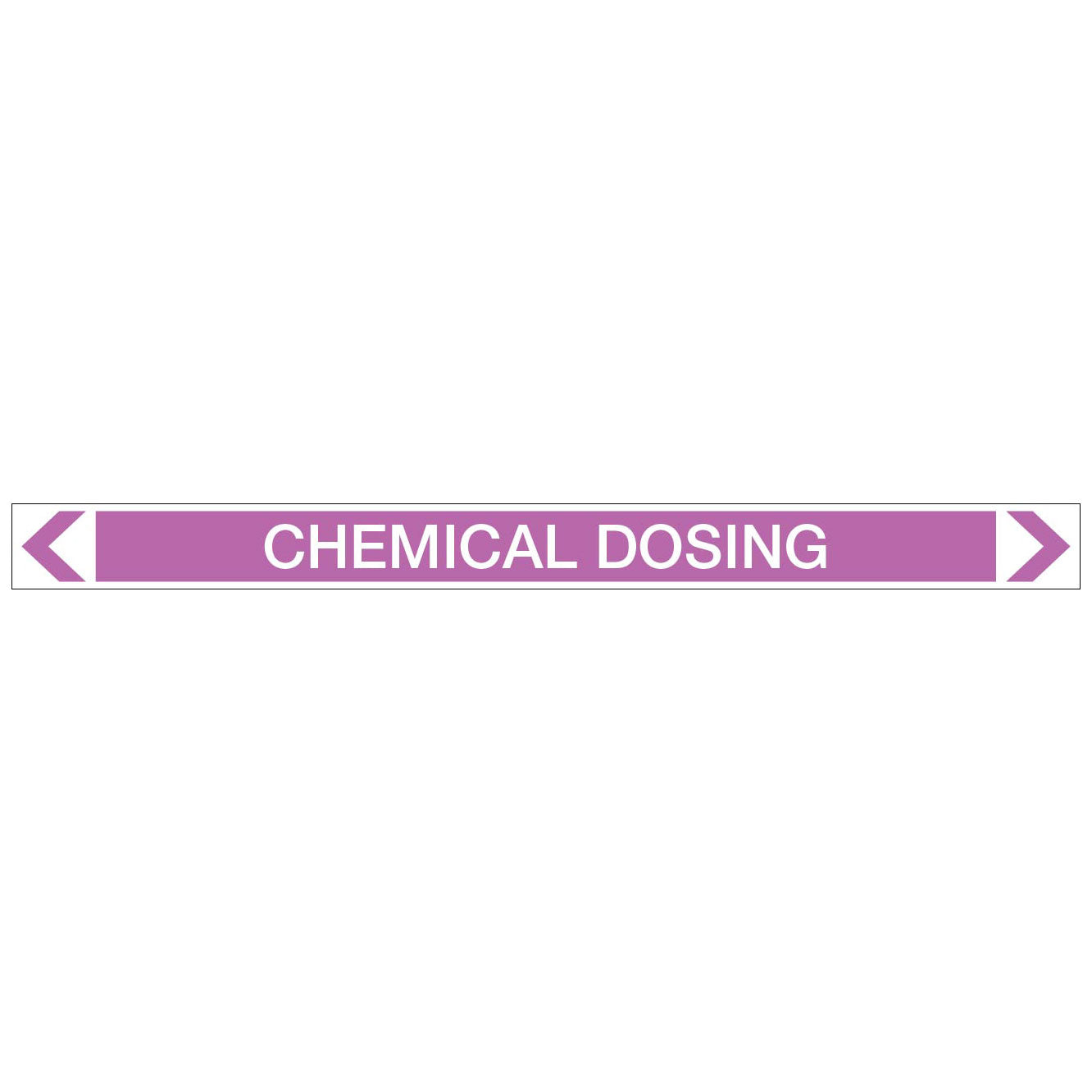 Alkalis / Acids - Chemical Dosing - Pipe Marker Sticker