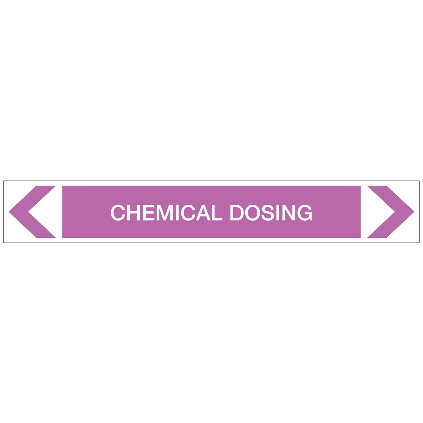 Alkalis / Acids - Chemical Dosing - Pipe Marker Sticker