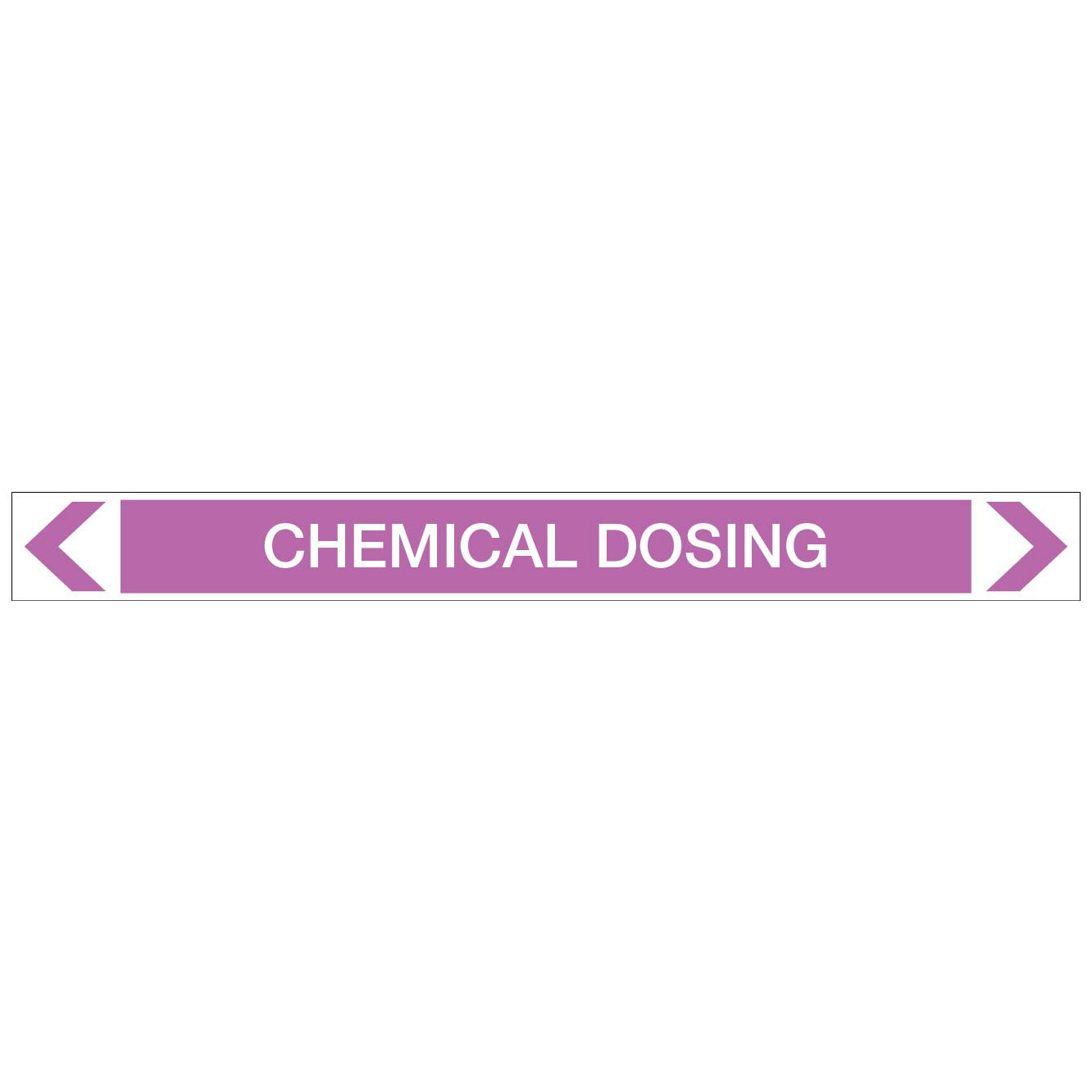 Alkalis / Acids - Chemical Dosing - Pipe Marker Sticker