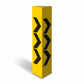 Chevron Right -  Corflute Bollard Cover