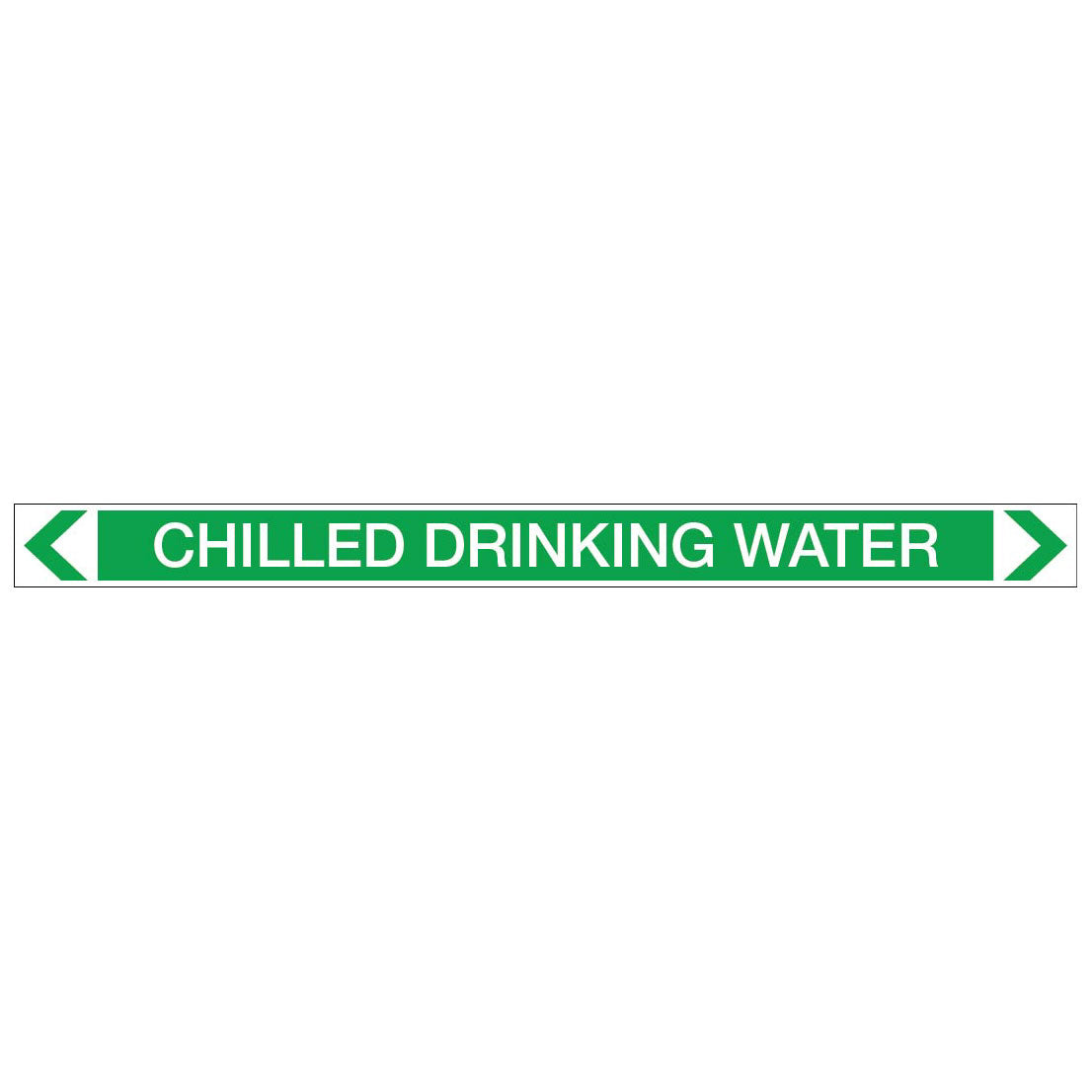 Water - Chilled Drinking Water - Pipe Marker Sticker