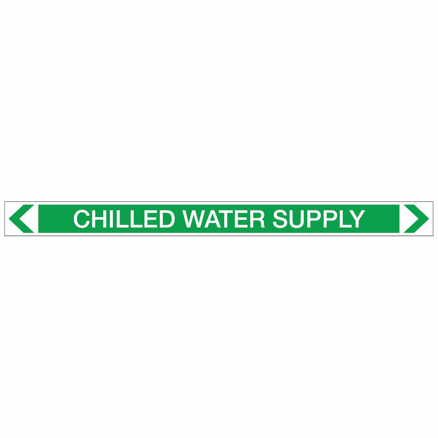 Water - Chilled Water Supply - Pipe Marker Sticker
