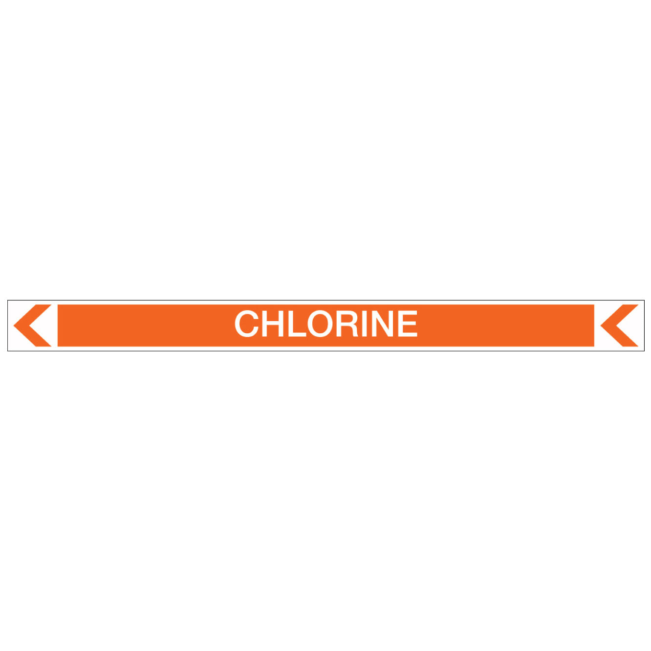 Pool/Spa - Chlorine (Left) - Pipe Marker Sticker