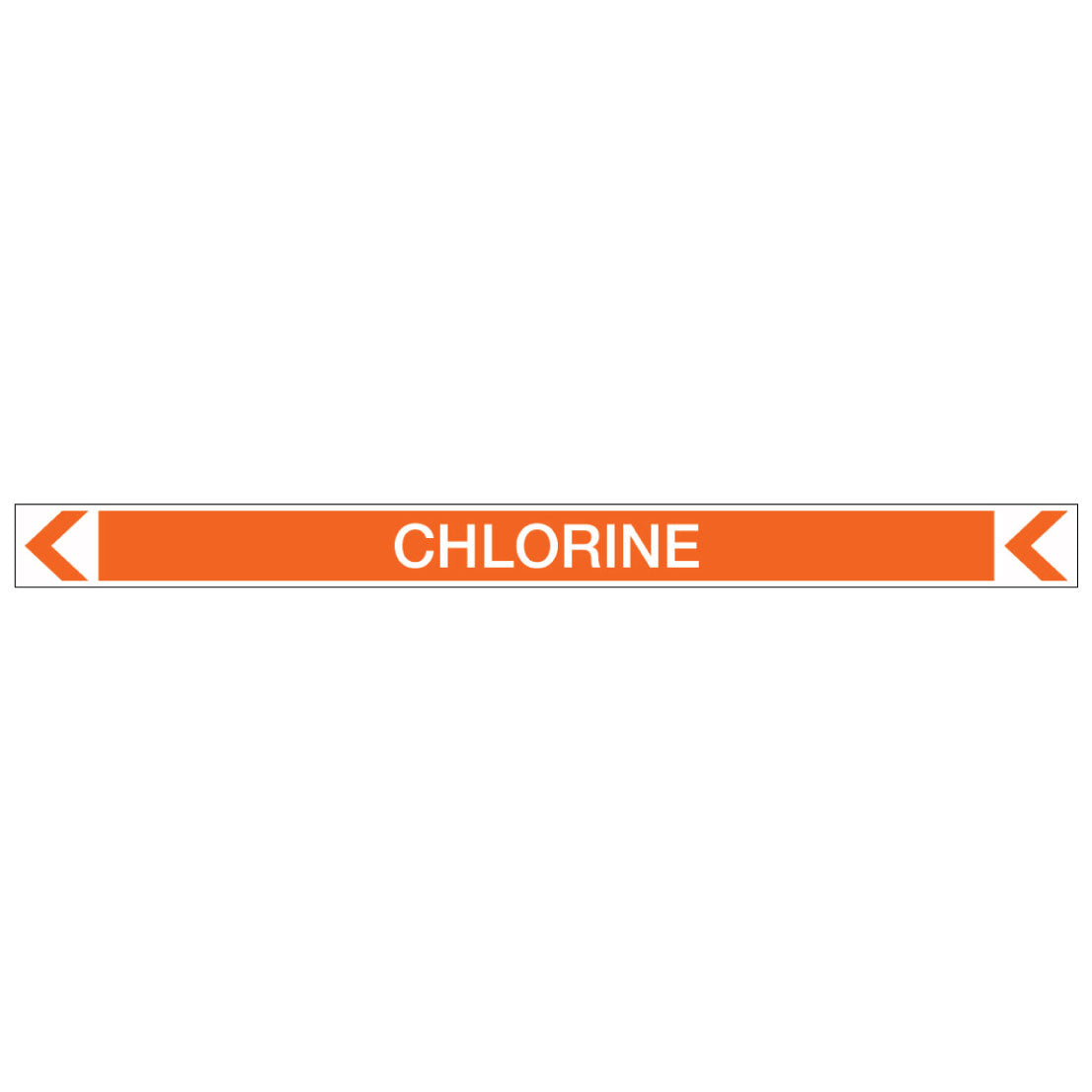 Pool/Spa - Chlorine (Left) - Pipe Marker Sticker