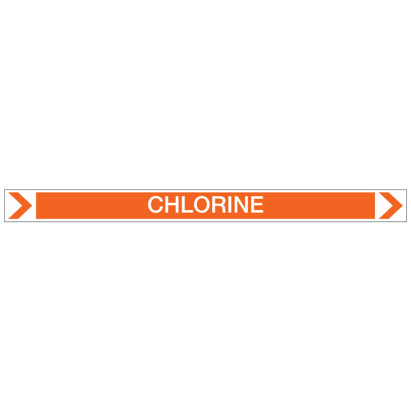 Pool/Spa - Chlorine (Right) - Pipe Marker Sticker