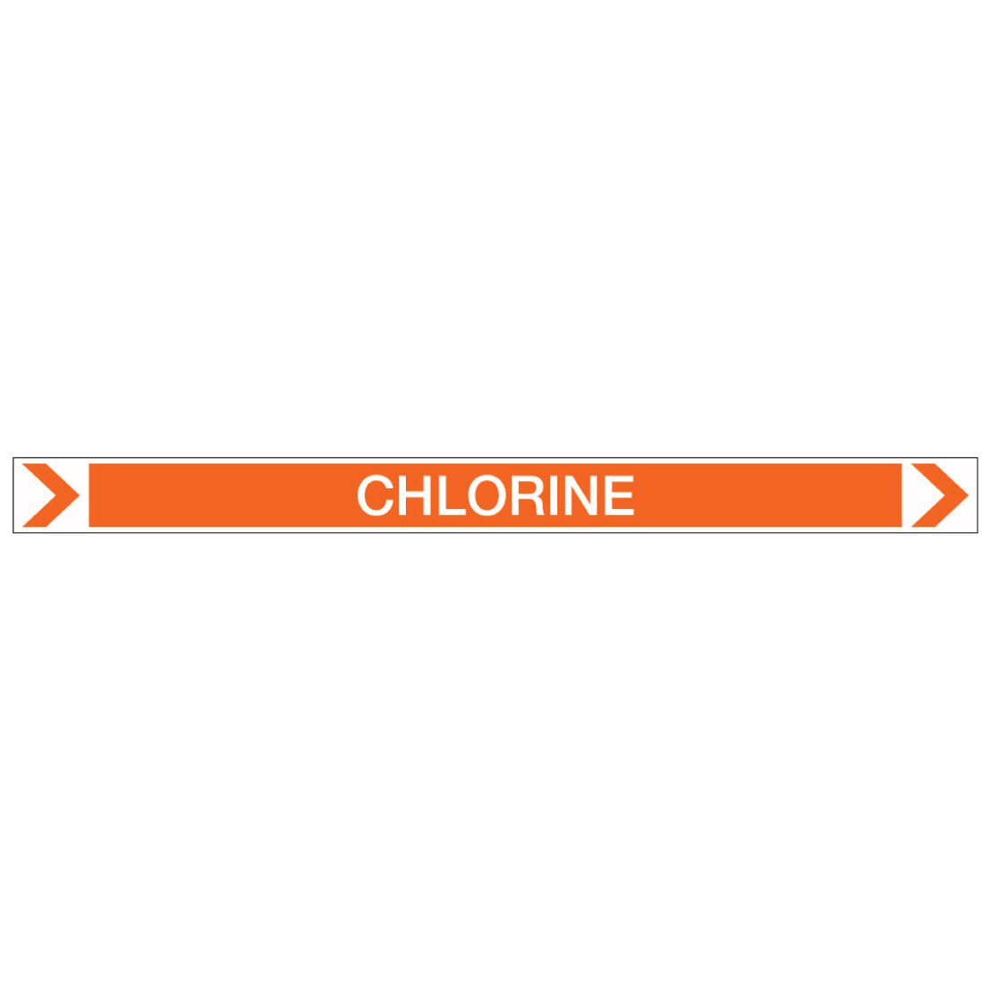 Pool/Spa - Chlorine (Right) - Pipe Marker Sticker