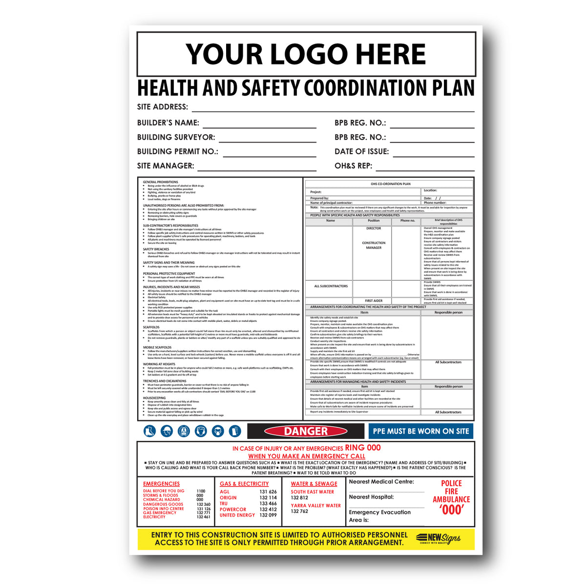 Construction Signs Collection – New Signs