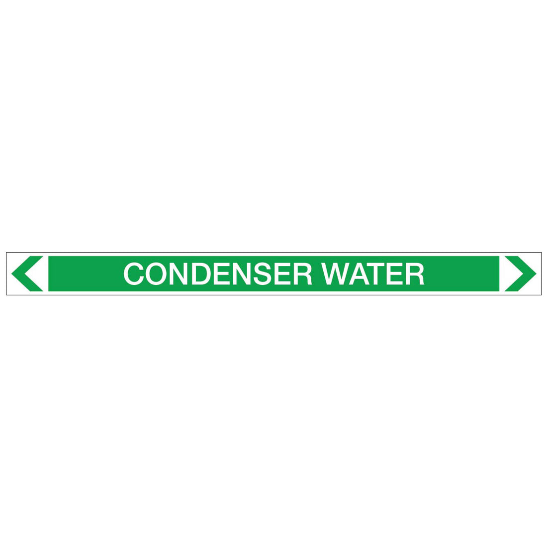 Water - Condenser Water - Pipe Marker Sticker – New Signs