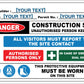 Construction Owner Builder Combination Sign