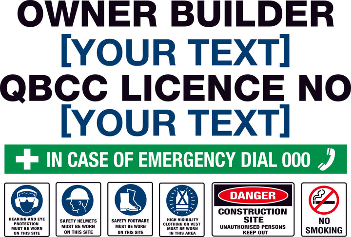 Construction Site Entry Signs & Building Site Entry Signage – New Signs