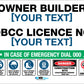Construction Owner Builder QLD - Mesh Banner