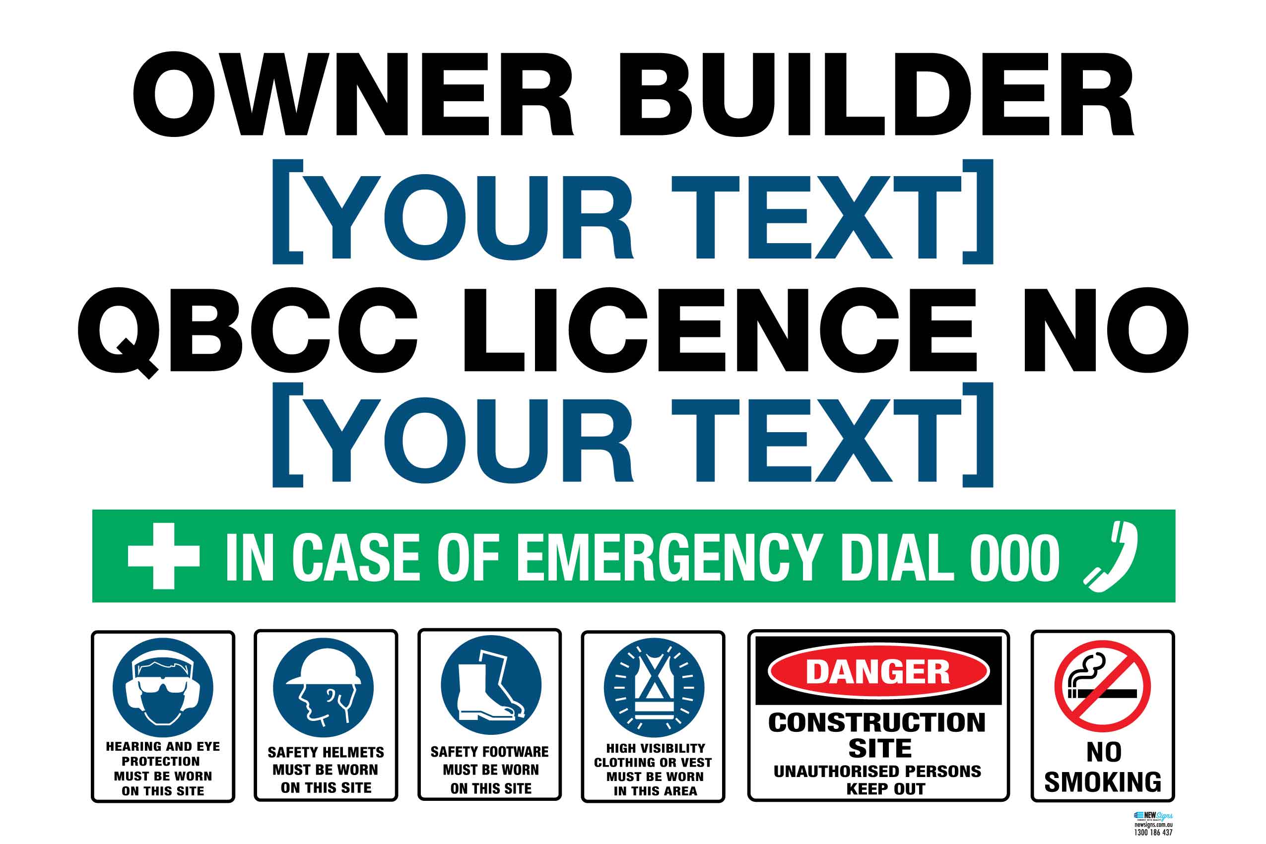 Construction Site Entry Signs & Building Site Entry Signage – New Signs