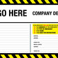 Construction Site Entry Builder Details Sign