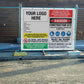 Construction Site Entry Building - Mesh Banner