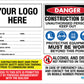 Construction Site Entry Building Emergency Details - Mesh Banner
