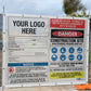 Construction Site Entry Civil - Mesh Banner