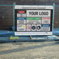 Construction Site Entry Mandatory Safety Requirement - Mesh Banner