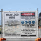 Construction Site Entry PPE Building - Mesh Banner