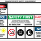 Construction Site Entry Mandatory Safety Requirement Sign