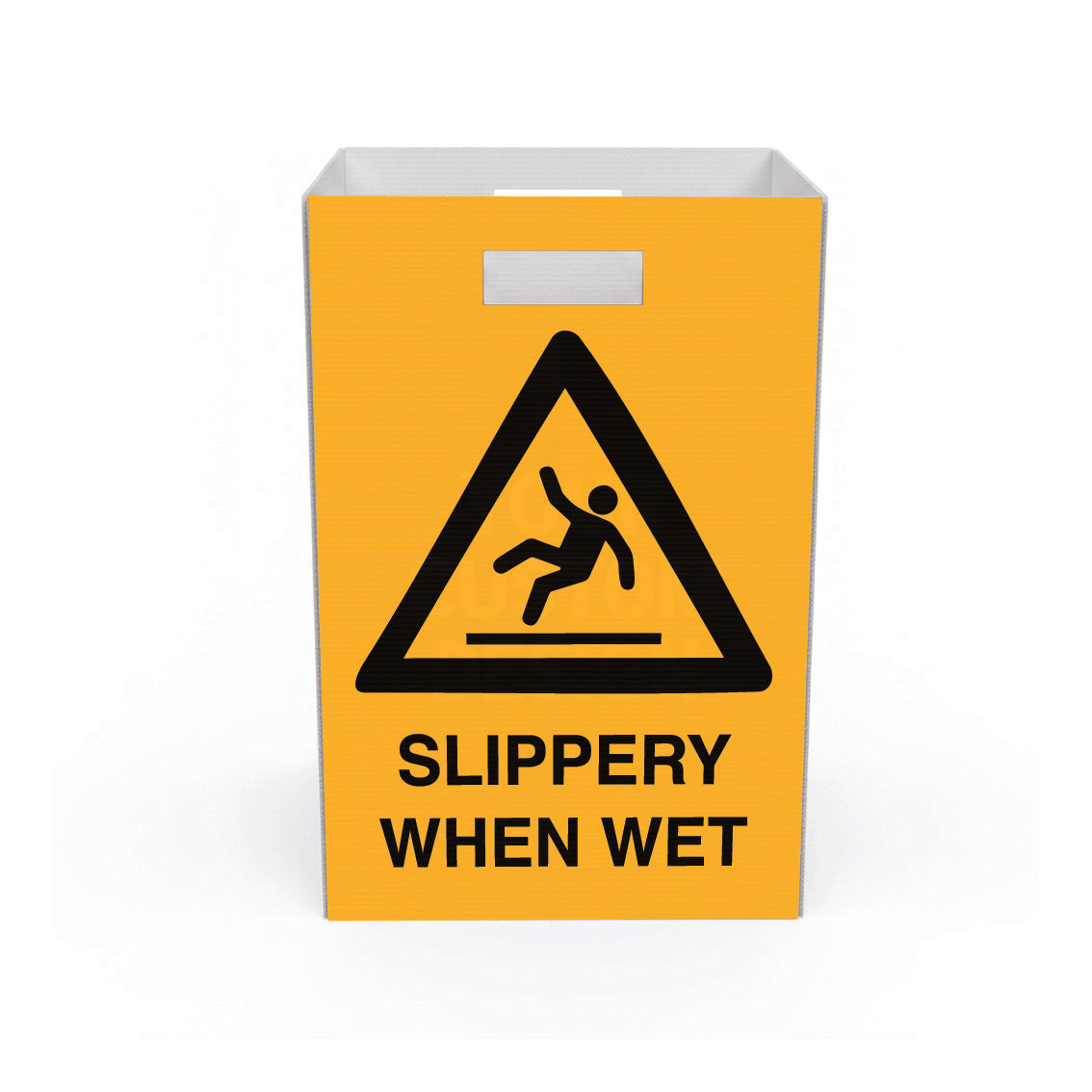 Caution Slippery When Wet - Corflute Box Sign