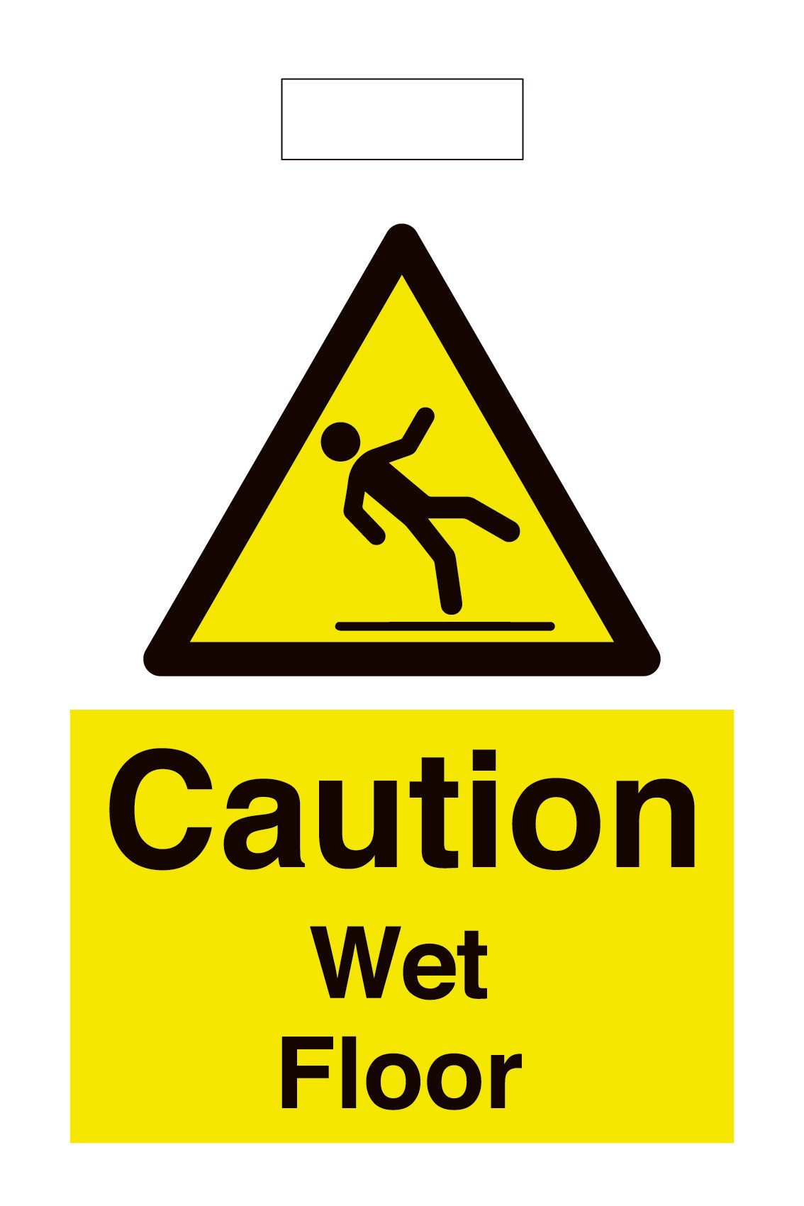 Caution Wet Floor - Corflute Box Sign