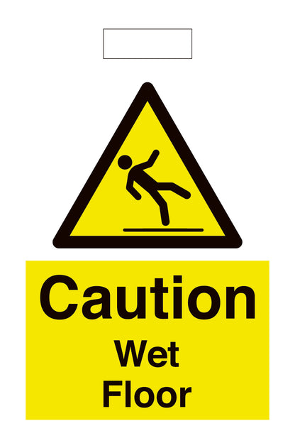 Caution Wet Floor - Corflute Box Sign