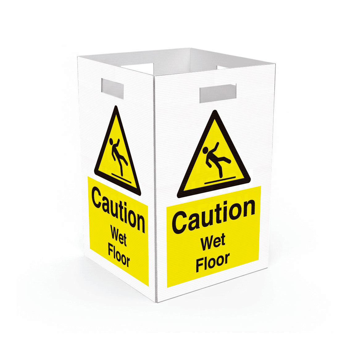 Caution Wet Floor - Corflute Box Sign