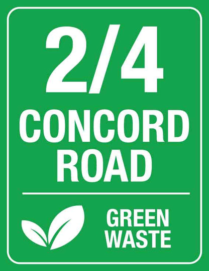 Custom Address & Green Waste Wheelie Bin Stickers