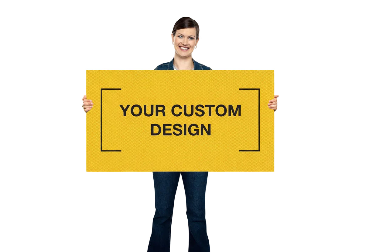 Custom Long Multi Message Traffic Sign – New Signs