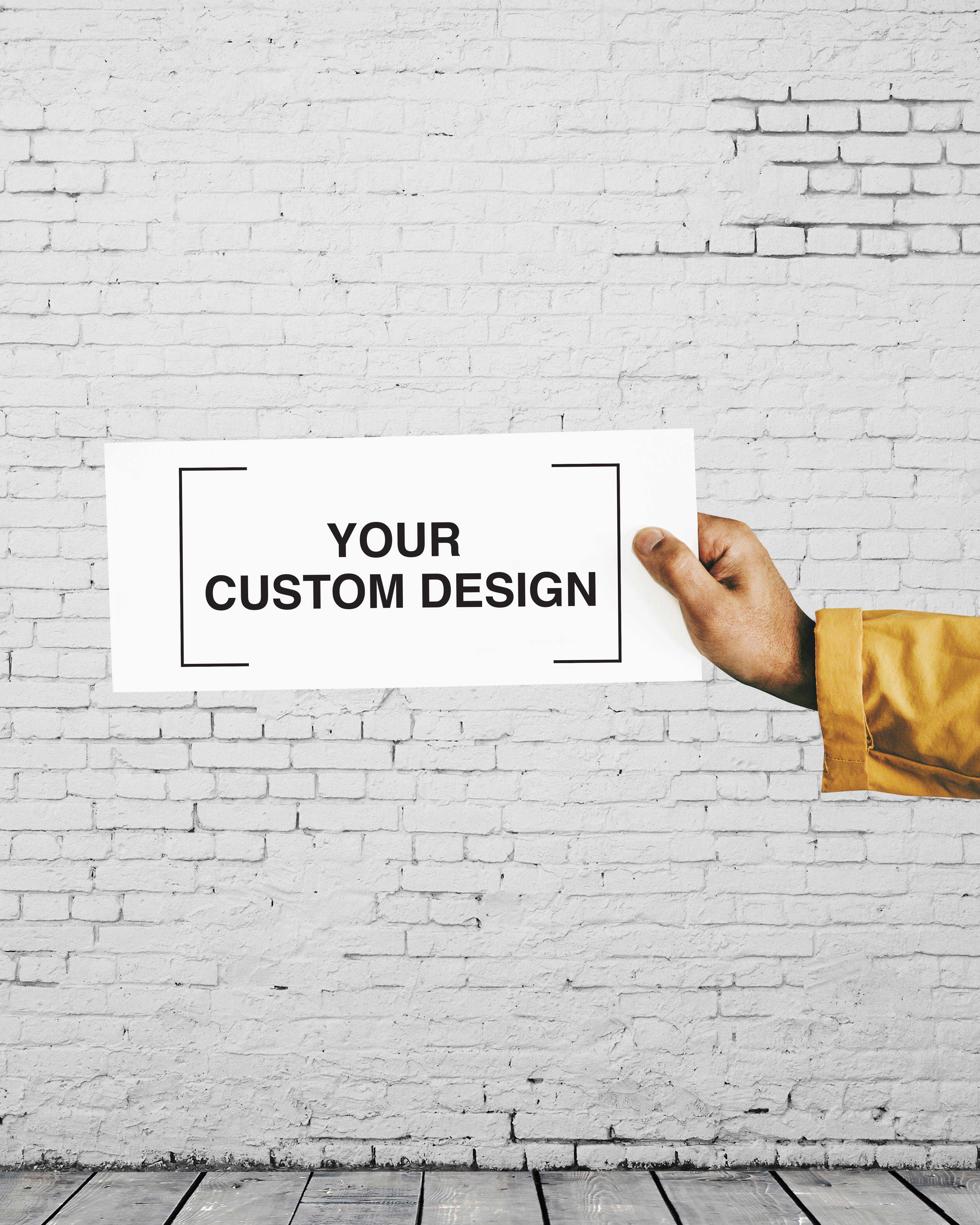 Custom Vinyl Sticker Signs – New Signs