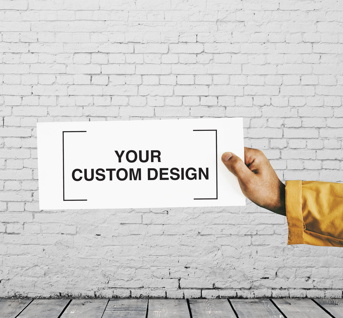 Vinyl Signage Sticker Custom Vinyl Sticker 180mm x 350mm – New Signs