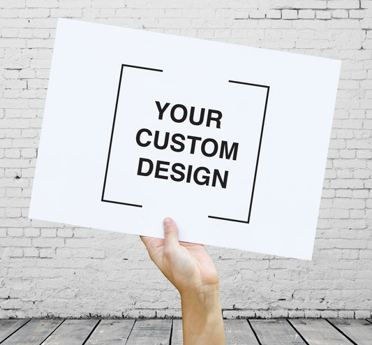 Custom Sticker Sign Custom Rectangle Vinyl Sticker – New Signs