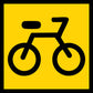 Cyclists Symbolic Multi Message Traffic Sign