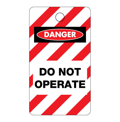 Danger Do Not Operate Lock Out Tag