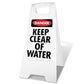 White A-Frame - Danger Keep Clear Of Water