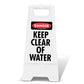 White A-Frame - Danger Keep Clear Of Water