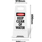White A-Frame - Danger Keep Clear Of Water