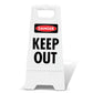 White A-Frame - Danger Keep Out