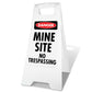 White A-Frame - Danger Mine Site No Trespassing