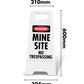 White A-Frame - Danger Mine Site No Trespassing