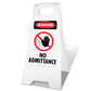 White A-Frame - Danger No Admittance
